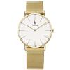 Alienwork IK Slim Ø36mm Orologio Uomo Donna Ultra-sottile Cinturino in Maglia