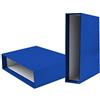 Liderpapel CONTENITORE ORGANIZER LIDERPAPEL LEVA CARTON FOLIO DOCUMENTA DORSO DA 82 MM, COLORE: BLU
