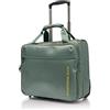 Mandarina Duck Zephyr Rolling Tote, Iceberg Green., ZEPHYR