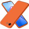 EASSGU Custodia per iPhone 7 / iPhone 8 / iPhone SE 2020 / SE 2022 (4.7 Inches), Cover Morbida in Silicone TPU - Arancia