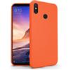 N NEWTOP Cover Compatibile per Xiaomi Mi Max 3, Custodia TPU Soft Gel Silicone Ultra Slim Sottile Flessibile Case Posteriore Protettiva (Arancione)