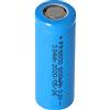 EIZfan IFR 18500-1200 mAh 3,2 V LiFePo4 batteria (Flat Top) non protetta