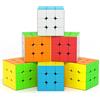 Vdealen Cubo Magico 3x3x3 Magic Cube, 6 Pacchetto Speed Cube per Principianti e Utenti Avanzati Cubo di Velocità, Regalo per Bambini Adolescenti Adulti(Stickerless)