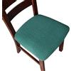 uyeoco Coprisedie per Sedia 2/4/6 Pezzi Coprisedia Ecopelle Elasticizzato Coprisedia Coprisedia Senza Schienale Coprisedili Sala da Pranzo Coprisedili per sedie (Color : #40, Size : 4 PCS)
