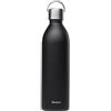 Qwetch - Borraccia Termica Active 1 L Nero - Bottiglia termica in Acciaio Inox 90% Riciclato - Mantiene freddo per 24 ore e caldo per 12 ore - Senza perdite & senza BPA - Con ansa ergonomica