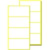 TownStix 300 Pezzi, 80 x 40 mm, Etichette Adesive Bianche Grande