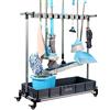 QTJH Strumento di pulizia, supporto per scopa portascope porta scope porta scope armadio carrello pulizie porta scopa