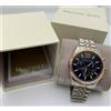 Michael Kors MK8412 Lexington orologio unisex con quadrante blu da 45 mm in...