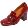 CHIE MIHARA G3548 decollete donna CHIE MIHARA red leather shoes women
