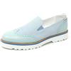 HOGAN B4687 mocassino donna HOGAN H259 scarpa pantofola azzurra loafer shoe woman