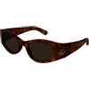 GUCCI GG1401S 002 53-19-130 OCCHIALE DA SOLE HAVANA BROWN lenti BROWN