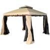 Vette Gazebo Alluminio Colonna Zanzariera 3X3 Vette 06274