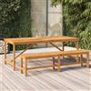 vidaXL Tavolo da Pranzo da Giardino 200x90x74 cm Legno Massello Acacia vidaXL