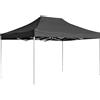 vidaXL Gazebo Pieghevole in Alluminio 4,5x3 m Antracite Tenda Tendone Giardino vidaXL