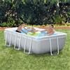 INTEX Set Piscina Prism Frame Rettangolare 300x175x80 cm INTEX