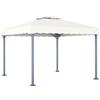 vidaXL Gazebo Tortora 3x3 m Alluminio e Acciaio vidaXL