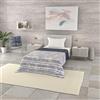 Italian Bed Linen Trapuntino Estivo Linea BASIC Made in Italy Copriletto Stampato in Morbida Microfibra - Trapunta Primavera Estate Mezza Stagione - Jeans stripes, Singolo 160x240cm