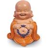 Zen Light Statuetta di Buddha risata con rosario - Figura ispiratrice e allegra - Portafortuna piena di positività - Idea regalo carina e spirituale - H 10 cm - Zen'Light