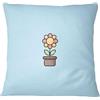 Bona Basics, Federa decorativa per cuscino, decorazione per la casa, per divano, caffetteria, dimensioni: 45 x 45 cm, colore: blu chiaro