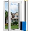Cheerhom Pellicola per finestra anti-guardo, specchio UV, protezione elettrostatica, opaca, 45 × 200 cm, senza tain anti calore, per ufficio, casa, negozio