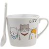 lachineuse Tazza per gatti Happy - I 3 gatti - Collezione Life - Capacità: