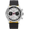 Seestern Sugess S438 Cronografo Meccanico Acciaio Pelle Grigio Nero Zaffiro Orologio Uomo