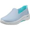 Skechers Go Walk Arch Fit - Hazel, Sneaker Donna, Ribete Aqua Textil Grigio, 40 EU