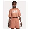 Nike Crop Big Logo W - T-shirt - Donna