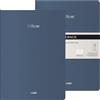 DOHE - Quaderni A4 Interno Liscio OFFICER (2 pz.) | Formato 21x29,7 cm, 40 Fogli (80 Pagine), 90 gr/m², Appunti, Organizzazione o Disegno, Copertina Morbida Flessibile