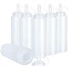 KANOSON Bottiglie di Condimento per Spremere,KANOSON 6 Bottiglie di Squeeze con Tappi 250ml Squeeze Bottle Usato per Ketchup Senape Maionese Salse Hot Olive Oil Bulk Trasparente, Senza BPA
