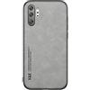 Kepuch Silklike Cover per Samsung Galaxy Note 10+ - Custodia Case Piastra Metallica Incorporata per Samsung Galaxy Note 10+ - Grigio
