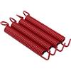 Guyker Molle silenziose per tremolo (set di 4) per chitarra elettrica FR Fender Strat ST Stratocaster accessori di ricambio per strumenti a ponte, colore rosso