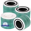 BRUVISH (4 pezzi) Core 300S Filtro di ricambio compatibile con purificatore d'aria LEVOIT Core 300 e Core 300S, filtro H13 True Hepa, filtro HEPA 3 in 1, filtri a carbone attivo, Rispetto al Core 300-RF-TX