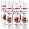 FEI FAN Gel Per Depilazione, SATIN CARE, Al Burro Di Karitè, Progettato Appositamente Per La Pelle Secca, Lasciando La Pelle Morbida, Liscia e Levigata Ogni Volta Che Ci Si Depila 200ml (6 Bombolette)