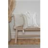 Rapport Home Federa per cuscino trapuntata, stile cabana, color crema
