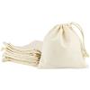 IDEA HOME LEVIATAN - 10 Sacchetti in Cotone | 16 x 16,5 cm | Borsa Tessuto con Coulisse | Borsa Pranzo, Cosmetici, Gioielli | Certificato