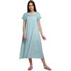 Moomaya Camicia da Notte da Donna con Scollo A V A Manica Corta da Donna