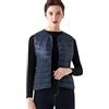 HAXNOHEY Gilet Piumino Donna Leggero Gilet Imbottito Donna Giubbotto Smanicato Donna Gilet Trapuntato Donna Giubbino Giacchetto Smanicato Donna Invernale Gilet Senza Maniche Giacca Smanicato Donna Marina L