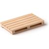 Sottobicchiere in legno a forma di pallet personalizzato Roly Ramy personalizzate o neutre