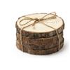 Sottobicchieri legno di pino in set da 4 personalizzato Roly Pinea personalizzate o neutre
