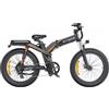 ENGWE X24 Mountain Electric Bike, 24*4.0 pollici Fat Tire, 50km/h Velocità massima, 1000W Motore, 48V Batteria - Nero