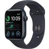 Apple Watch SE 2 GPS 44mm alluminio mezzanotte cinturino Sport mezzanotte | nuovo |