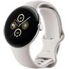 Google Pixel Watch 2 (LTE) argento lucido Cinturino Sport porcellana | nuovo |