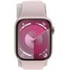 Apple Watch Series 9 Cassa in Alluminio rosé 45mm Sportarmband hellrosa M/L (GPS + Cellular) | nuovo |