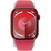 Apple Watch Series 9 Alluminio rosso 45mm Cinturino Sport rosso M/L (GPS + Cellular) | nuovo |