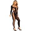 Leg Avenue Seamless Footless Bodystocking 89324 Black