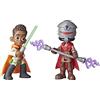 Star Wars Hasbro Star Wars, Duello con Spada Laser Pop-up, Action Figure di Kai Brightstar e Taborr, Giocattoli di Star Wars in Scala da 10 cm per Bambini e Bambine