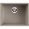 Elleci PRONTA CONSEGNA - SPEDIZIONE IMMEDIATA Elleci LGQ10543BSO Lavello da Incasso 1 Vasca Sottotop 54 x 44 cm finitura Granitek Matt Tortora 43 Quadra 105 SOTTOTOP