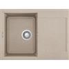 Elleci Lavello 1 vasca con gocciolatoio Reversibile Sopratop 68 x 50 cm finitura Granitek Classic Avena 51 Easy 135 Elleci LGY13551