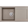 Elleci Lavello 1 vasca con gocciolatoio Reversibile Sopratop 780 x 435 mm finitura Granitek Matt Tortora 43 Easy 290 Elleci LGY29043